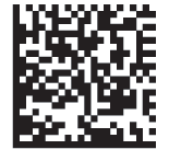 Datamatrix code square 22 x 22