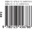 ISBN 13 Dual + Flag